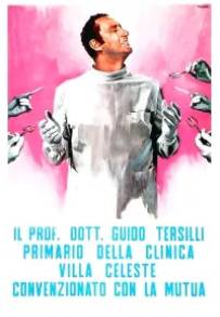 Il Prof. Dott. Guido Tersilli primario della Clinica Villa Celeste convenzionata con la Mutua